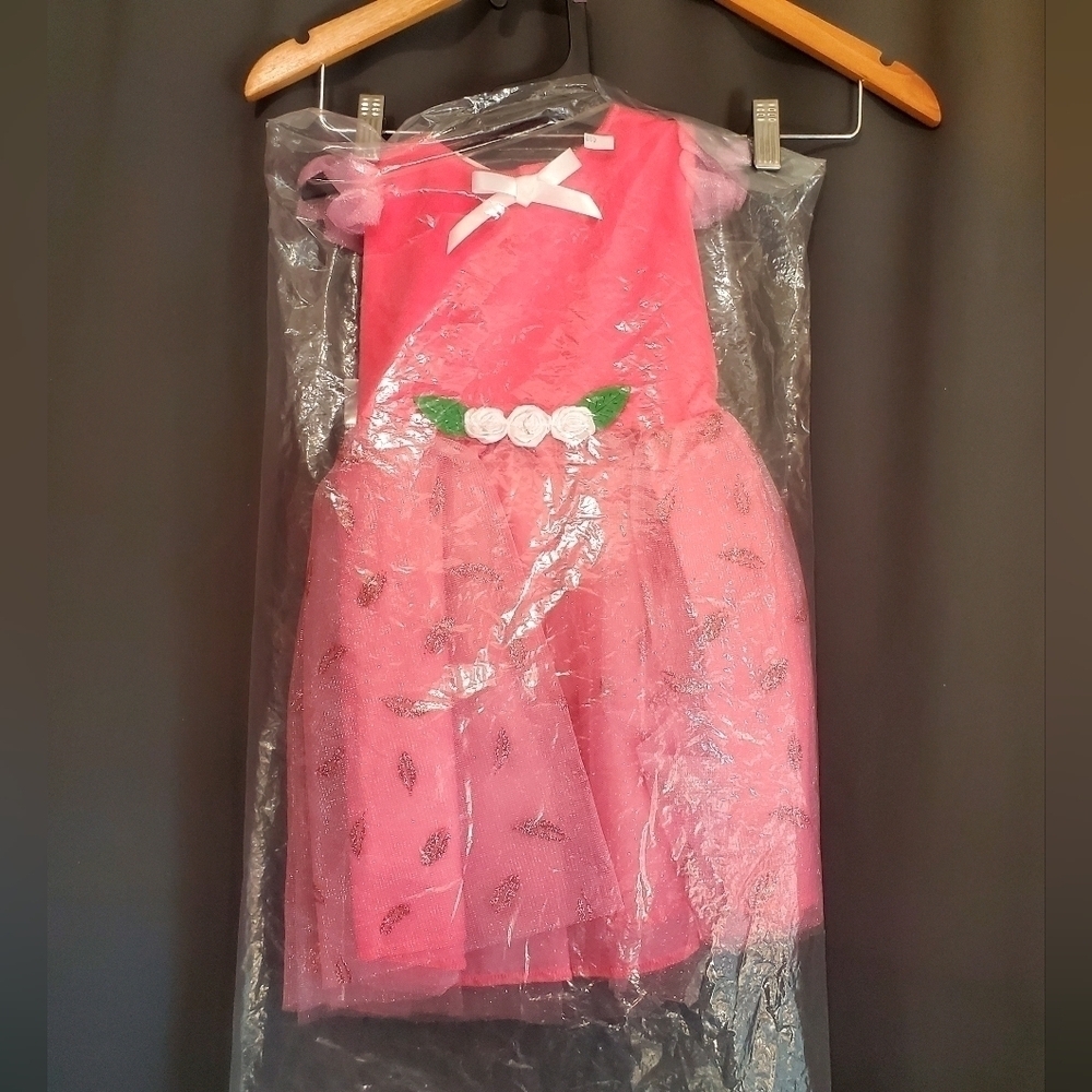 Flamingo Dress Costume With Head Piece Size 2-3T NWT - Picture 1 of 4